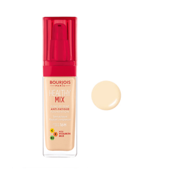 برجوا فونديشن هيلثي مكس  N50 روز ايفوري  |   Bourjois Healthy Mix Foundation - 30ml N50 Rose Ivory