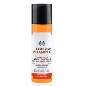ذا بودي شوب  سيروم منعم للبشرة من تشكيلة فيتامين سي للبشرة الباهتة والمتعبة |  the body shop Vitamin C Skin Reviver Instant Smoother
