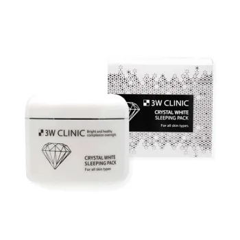3دبليو كلينك ماسك النوم لتفتيح البشرة | 3W clinic Crystal White Sleeping Pack