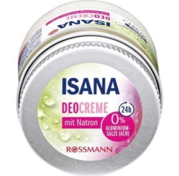 ايسانا ديو كريم  مزيل العرق  50 ملل  |  ISANA  Deocreme mit Natron - 50 ml
