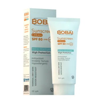 بوباي واقي شمس  صن بلوك كريم للبشره الطبيعه و الجافه | BOBAI SPF 80  |  Sunscreen For Normal To Dry Skin.