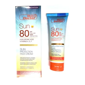 سكين دكتور صن بلوك للوجه للوقايه من اشعه الشمس | skin doctor sun protection face cream