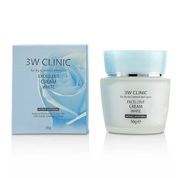 3دبليو كلينك  كريم تبييض للوجه 50 جرام | ‏3w Clinic Excellent Cream White 50g