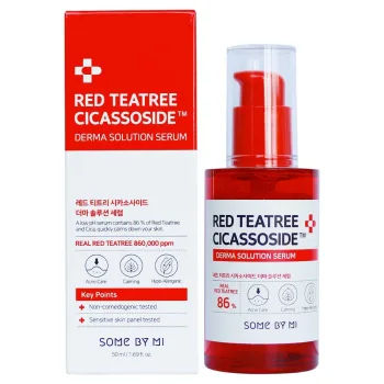 سام باي مي سيروم ديرما سيكاسوسيد بخلاصة شجرة الشاي الأحمر 50 مل | SOME BY MI Red Tea Tree Cicassoside Derma Solution Serum 50ml