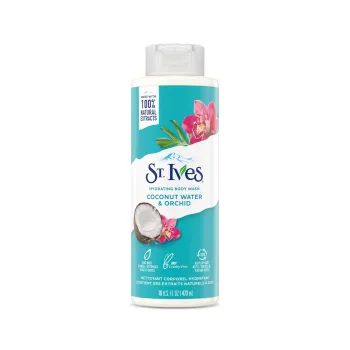 سانت ايفز غسول الجسم المرطب بماء جوز الهند والأوركيد 473 ملل  |  St.Ives HYDRATING BODY WASH COCONUT WATER AND ORCHID 473 ml