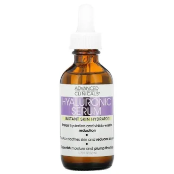 ادفانسد كلينيكال سيروم بحمض الهيالورونيك مضاد للشيخوخة  52 ملل  |  Advanced Clinicals Hyaluronic Acid Antiaging Face Serum 52 ml