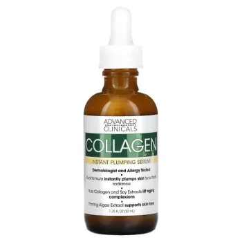 ادفانسد كلينيكال سيروم الكولاجين لشد البشرة  52 ملل  |  Advanced clinicals instant plumping collagen serum 52 ml
