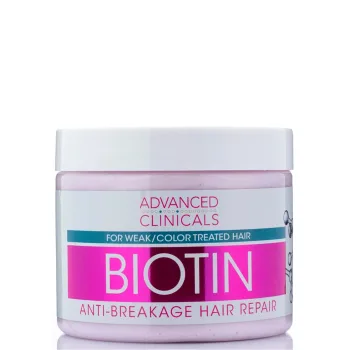 ادفانسد كلينيكال ماسك بيوتين لإصلاح الشعر ومقاومة التقصف 355 ملل  |  Advanced Clinicals Biotin Hair Treatment Anti-Breakage Hair Repair Mask 355 ml