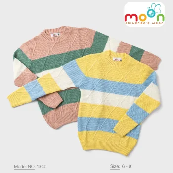 1502 بلوفر ايمار تريكو وسط مقاس 6-9
