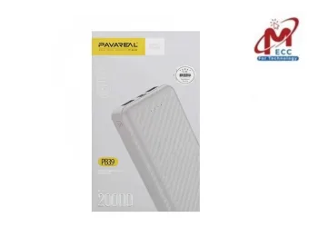 Pavareal PB39 20000 Milliampere 3 Charging Ports Wired Power Bank for Mobile Phones -