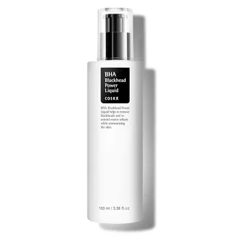 كوزركس  سائل حمض بيتا هيدروكسي BHA يخفي المسام والرؤوس السوداء 100مل |  Cosrx BHA Blackhead Power Liquid (100ml)
