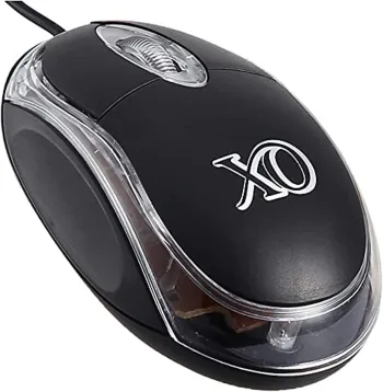 ماوس ليزر بسلك من اكس او B100 - اسود