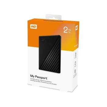 هارد خارجي ماي باسبورت محمول بسعة 2 تيرابايت من wd