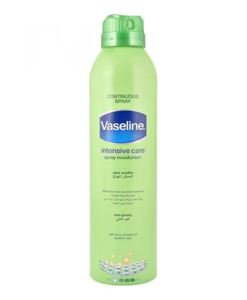 فازلين سبراي لوشن بخلاصة الصبار مرطب للعناية المركزة – 190مل | Vaseline Intensive Care Aloe Soothe Spray Moisturiser Spray 190ML