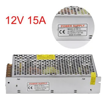 باور سبلاى كاميرات بوكس 15أمبير - BOX Power Supply for Cameras 12v