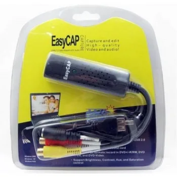 Easy Cap USB 2.0 To 3 RCA Audio Converter Pc Cable Adapter