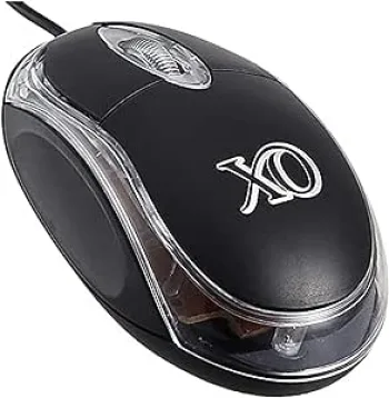 ماوس ليزر بسلك من اكس او B100 - اسود