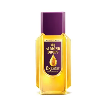 زيت بجاج الهندي زيت اللوز الخام 200 مل ا Bajaj Almond Drops Hair Oil with vitamin E 200ml