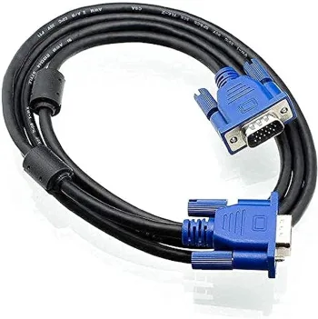 كابل شاشة كمبيوتر vga في جي ايه بطول 1.5 متر بي سي من الكيسة للشاشة