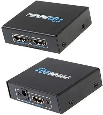 2*1 3D HDMI input to 2 HDMI output Splitter