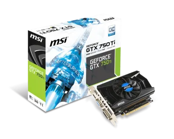 GTX 750 Ti DDR5 2 GB Memory Computer Graphics Cards