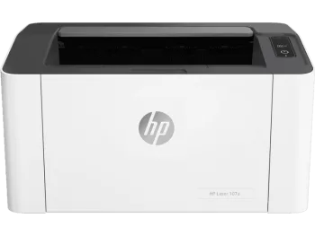 طابعة ليزر اتش بي 107a، ابيض -HP 107a Laser Printer, 4ZB77A - White