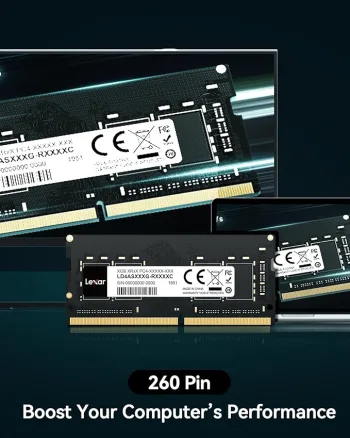 Lexar SODIMM 16GB DDR4 RAM 3200 MHz, 260-Pin DDR4 SODIMM Laptop Ram, High-