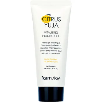 فارم ستاي جل يوجا الحمضيات المنشط لتقشير البشرة 100مل |  Farmstay Citrus Yuja Vitalizing Peeling Gel 100 ml