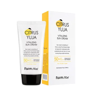 فارم ستاي يوجا الحمضيات كريم واقي الشمس 70 جرام  |  Farm stay citrus yuja sun cream 70 g
