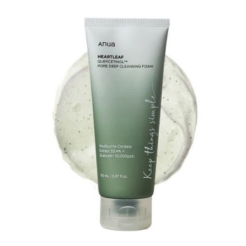 انوا رغوة تنظيف عميق للمسام كيرسيتينول هارت ليف من ، 150 مل  | Anua Heartleaf Quercetinol Pore Deep Cleansing Foam, Facial Cleanser, for Double Cleansing