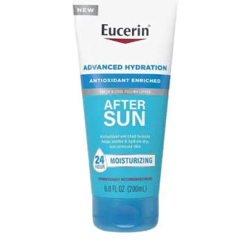 يوسيرين لوشن الترطيب المتقدم بعد التعرض للشمس 200 مل | Eucerin Advanced Hydration After Sun Lotion 200 ml