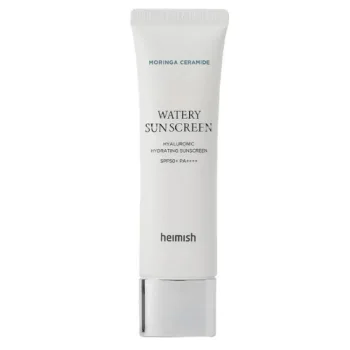 هيميش صن بلوك المورينجا بالسيراميد والكولاجين المخصب 50 مل | heimish moringa ceramide watery sunscreen 50 ML