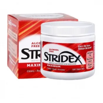 ستريديكس‏ التحكم في حب الشباب بخطوة واحدة، الحد الأقصى، 90 قطعة قطنية ناعمة الملمس |  Stridex, One-Step Acne Control, Maximum, Alcohol Free, 90 Soft Touch Pads