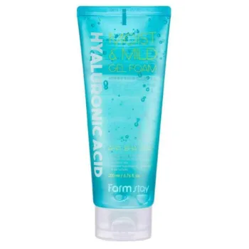 فارم ستاي جل مهدئ حمض الهيالورونيك مالتي أكوا 200 مل  |  Farm stay Hyaluronic Acid Moist and Mild Gel Foam 200 ML
