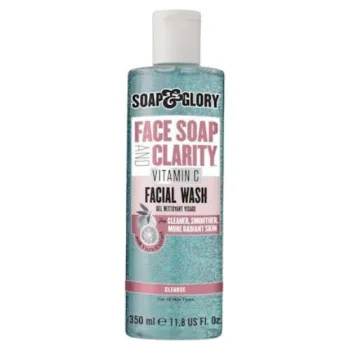 سوب اند جلوري غسول وجه 3 في 1 ديتوكس بفيتامين سي لتنقية وترطيب البشرة 350 مل | Soap & Glory 3-In-1 Daily Detox Vitamin C Facial Wash 350ml