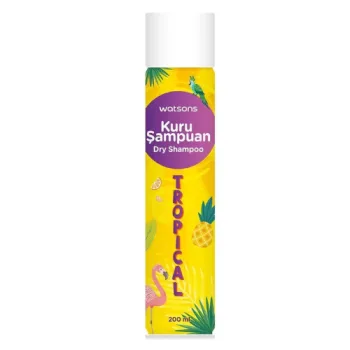 واتسونز شامبو جاف برائحة استوائية  200 مل |  Watsons Kuru Şampuan Tropik dry shampoo 200 ml