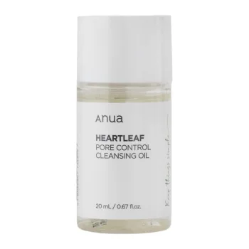 أنوا هارت غسول الهارت ليف الزيتي للتحكم في المسام ، 20مل ميني | Anua Heartleaf Pore Control Cleansing Oil Korean Facial Cleanser  20ml mini