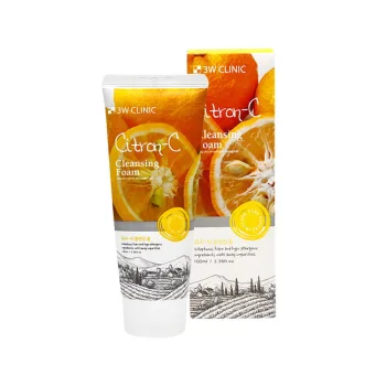 3دبليو كلينيك سيترو-سي كلينسينج فوم 100مل | 3W CLINIC Citron-C Cleansing Foam 100ml