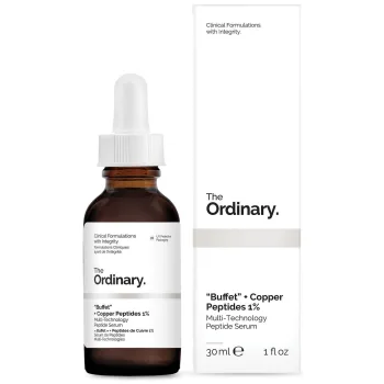 ذا أورديناري سيروم بوفيت + ببتيدات النحاس 1% لتجديد وشد البشرة 30 مل | The Ordinary Buffet + Copper Peptides 1% 30ml