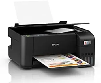 Epson Ecotank L3210 A4 All-in-One Wired Colour Home Inkjet Printers, Black