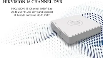 HIKVISION 16 Channel 2MP DVR 1080P Lite H.265Pro+ DVR DS-7116HGHI-K1 White