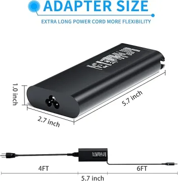 VHBW Laptop Charger for Dell 130W AC Adapter Fits for Dell XPS 15 9530 9550 9560 9570 Inspiron 7347 7348 7459