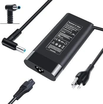 hp Adapter 150W Charger for HP OMEN 15 17, ZBook 15 G3 G4 G5 G6/Studio G3 G4 G5 G6, Pavilion Gaming 15 17 Laptop Power Supply Cord TPN-CA11 TPN-DA03 TPN-DA09