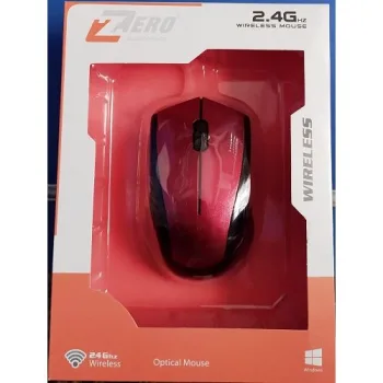 ZERO ZR-1200 Wireless Mouse - Dark Red