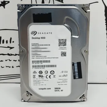 هارد درايف سيجيت 500 جيجابايت 3.5 بوصة داخلي للكمبيوتر (استعمال خارج)