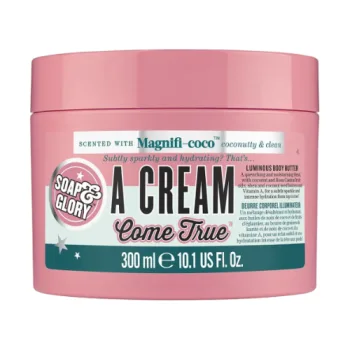 سوب اند جلوري مرطب زبدة الجسم "أ كريم" لتغذية وترطيب البشرة 300 مل | Soap & Glory A Cream Come True Body Butter 300ml