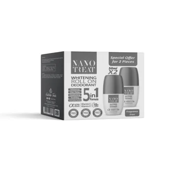 عرض رول أون (1+1 هدية) بدون رائحة   Whitening Deodorant Roll On Free Fregrance