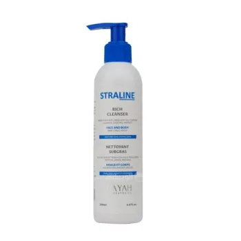سترالاين غسول غني بزيوت الترطيب للبشرة الجافة جدا 200مل   HAYAH Straline Rich Cleanser – 200 ml