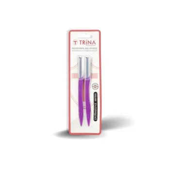 شفرات ترينا لازالة شعر الوجه للنساء قطعتين - Trina Women's Facial Hair Removal Razors 2 Pieces