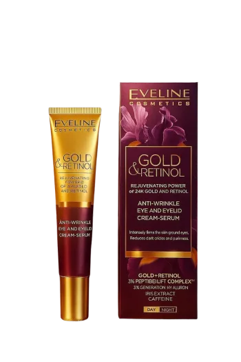 كريم العين Eveline Gold & Retinol